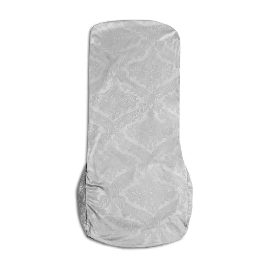 Light Gray 3D эффект универсальные гостиничные декоративные чехлы для стульев для свадьбы Вечерние эластичные утолщенные защитные чехлы для столовой - Цвет: Light Gray