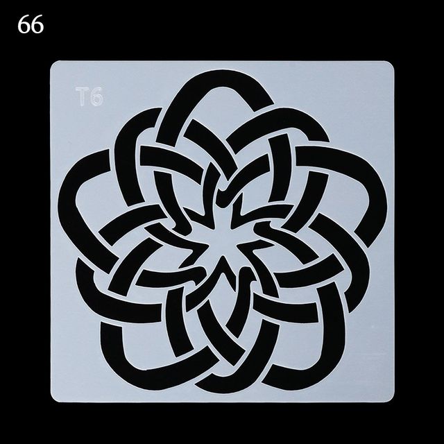 White Garden Craft Layering Stencils For Walls Painting Scrapbooking Stamp Album Decor Embossing Paper Card Template