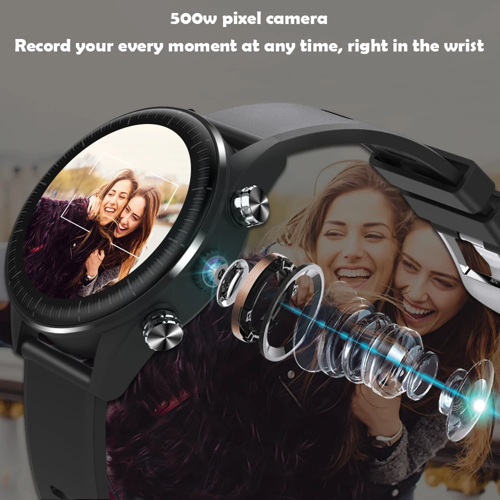 696 KC05 новые модные 4G Смарт-часы 5MP HD камера gps 610 мАч большой емкости батареи водонепроницаемые спортивные Смарт-часы 1 Гб+ 16 Гб