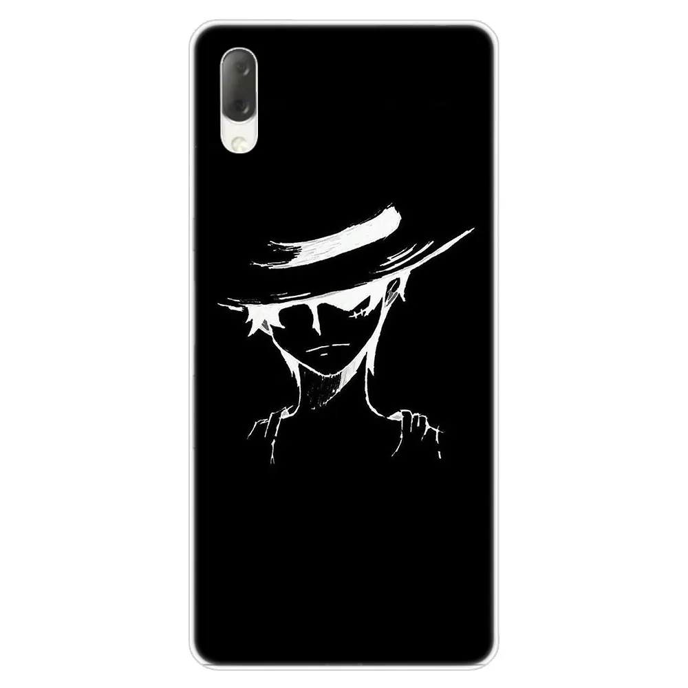 003 Anime one piece Monkey D. Luffy Case For Sony Xperia L1 L2 L3 X XA XA1 XA2 Ultra E5 XZ XZ1 XZ2 Compact XZ3 M4 Aqua Z3 Z5 Premium - Цвет: 003