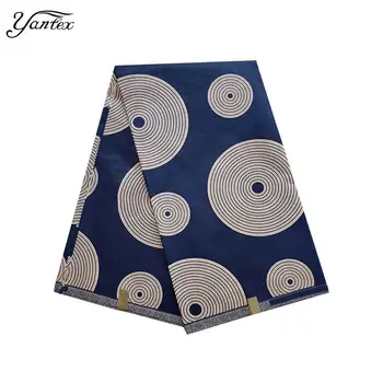 

YANTEX Best Selling Veritable Wax African Ankara Fabrics 6 Yards/Piece Veritable Wax Tissus African Printed Fabric For Wedding