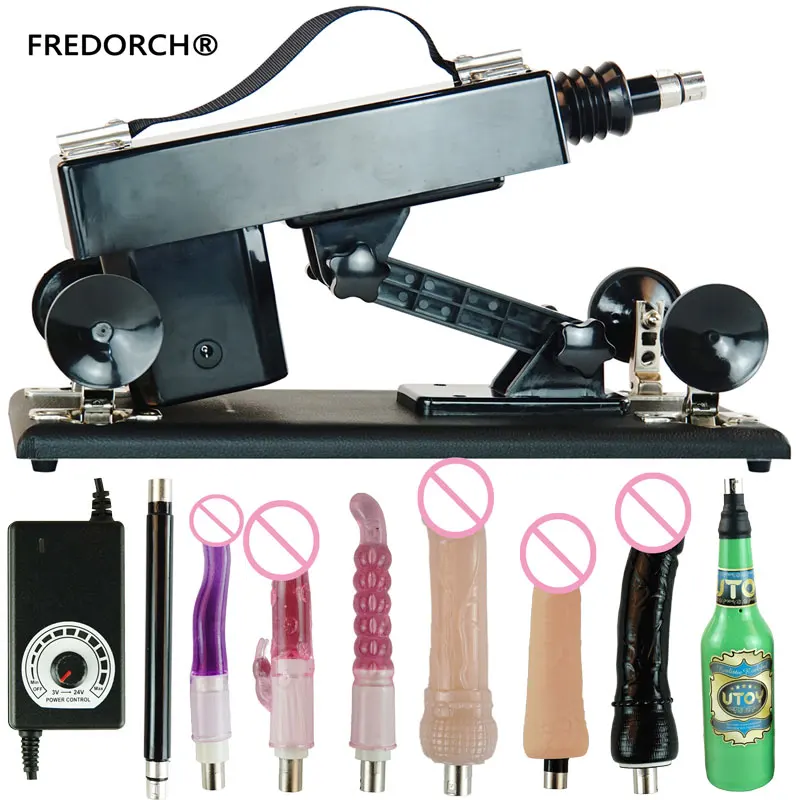  FREDORCH Sex Machine Gun With 6 Dildo Vagina Cup Toy For Adults Fuckmachine Sex Vibrator Love Machi