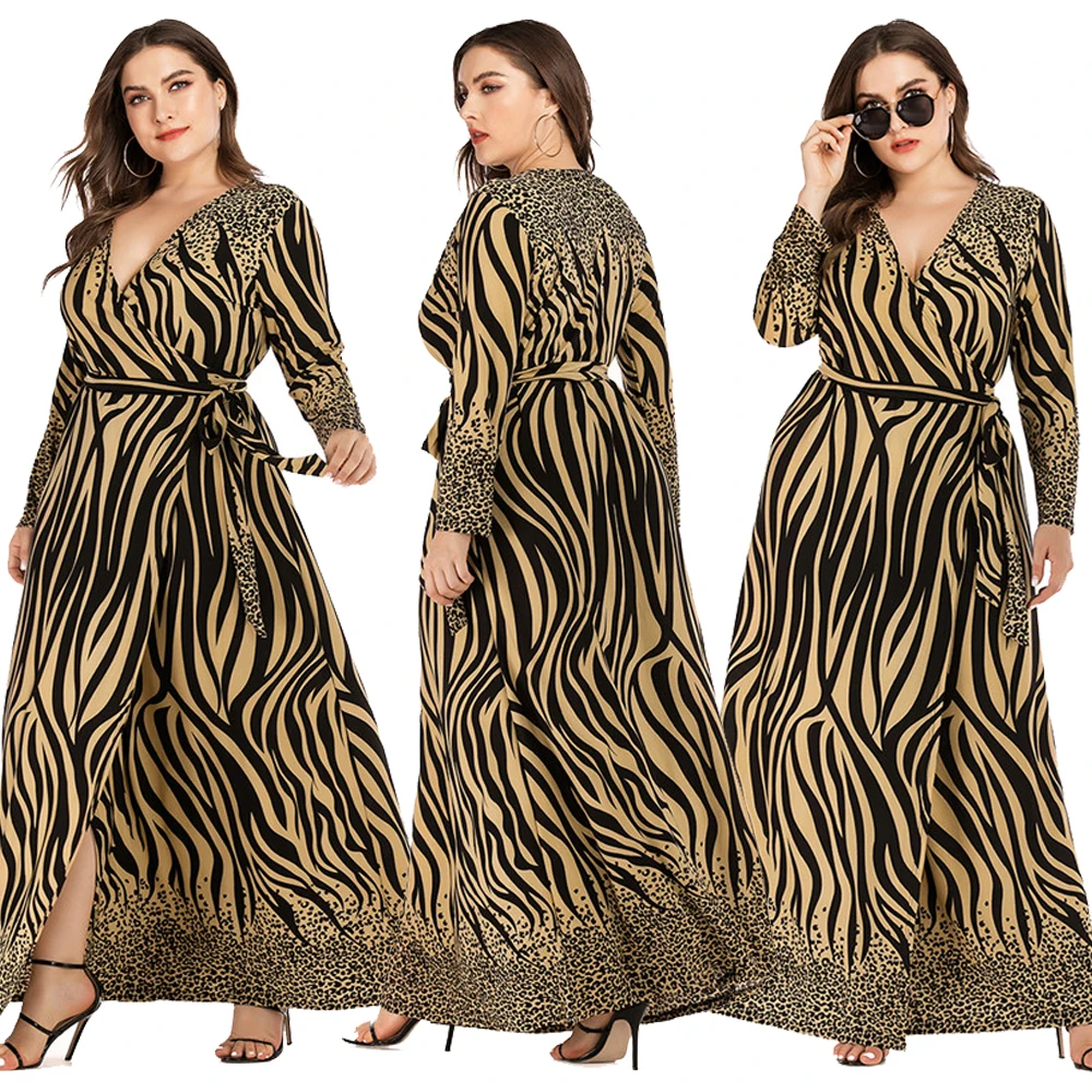 kaftan wrap dress