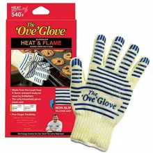 Термообработка поверхности двухслойные термостойкие двухсторонние силиконовые перчатки для духовки перчатки для барбекю анти-ожоги