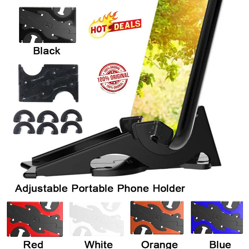 Складной регулируемый Карманный штатив 7 цветов мобильный телефон держатель