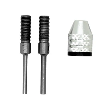 

0.3mm-4mm Keyless Drill Chuck With 2.3&3mm Connecting Rods Shaft Workshop Tools