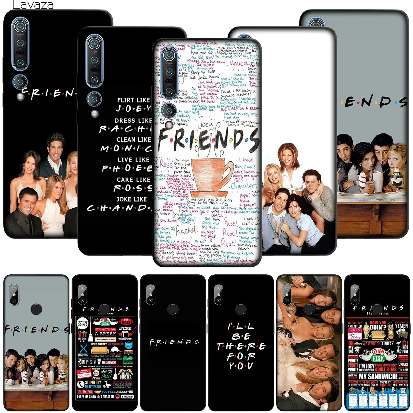 Мягкий телефонный чехол friends tv для Xiaomi Mi 10 9 8 SE 9T A3 Pro A2 Lite 6 CC9 CC9E MAX 3 pocophone