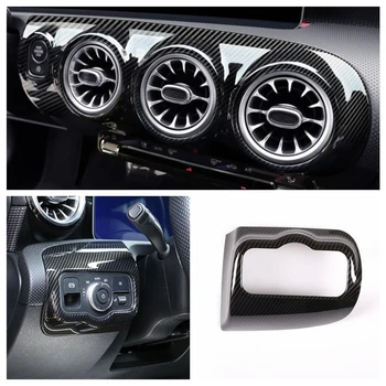 

Lapetus Inside Air Conditioning AC Outlet Vent / Head Lamps Switch Cover Trim For Mercedes Benz A Class W177 A200 A220 2019 2020