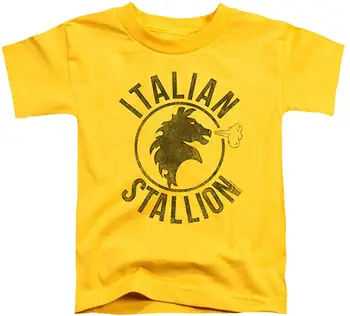 

TSDFC Italian Stallion Horse Toddler T-Shirt 3T Yellow unisex men women t shirt