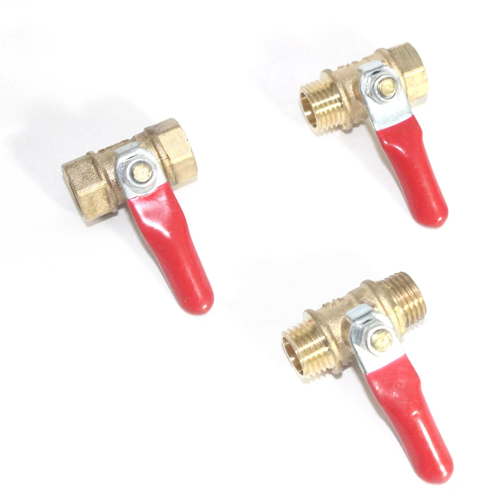 NuoNuoWell 1/4 ''BSP шаровой клапан с наружной/внутренней резьбой латунный