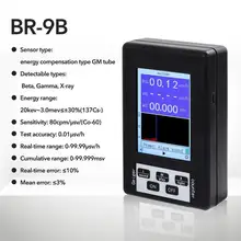 Détecteur de rayonnement nucléaire Portable, compteur Geiger numérique Portable, Type Semi fonctionnel, dosimètre, testeur de marbre, BR 9B