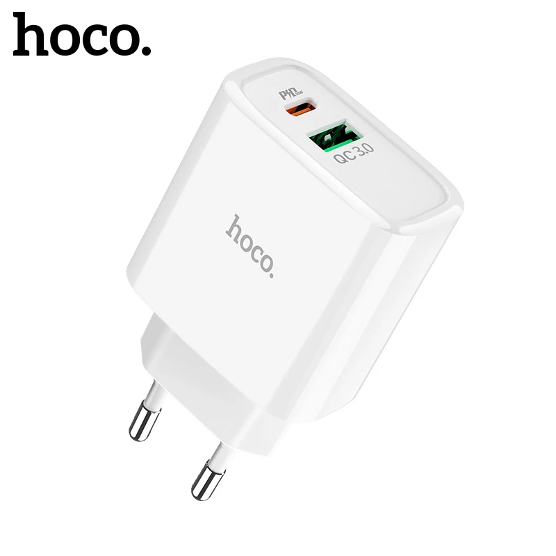 Зарядное устройство HOCO USB быстрое зарядное PD QC4.0 QC 3 0 EU US UK Type C для iPhone 11 Pro Max X Xiaomi