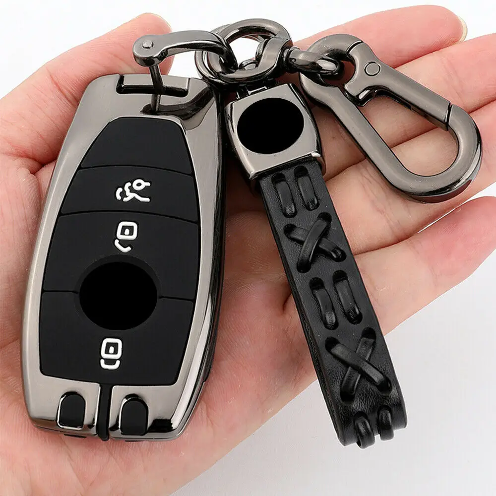 Цинковый чехол для автомобильного ключа Aolly брелок Mercedes-Benz 2019 A C E класса