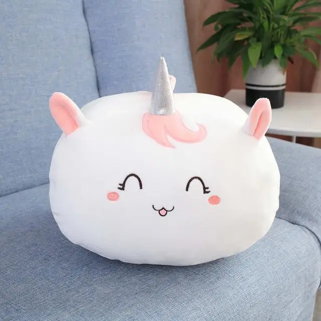 8 видов стилей мягкий Handwarm Kawaii коала ленивый Единорог плюшевая игрушка-подушка мультяшный Пингвин динозавр Кролик Мышь Мягкая игрушечная печать - Цвет: A