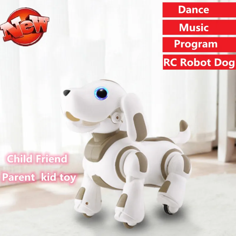 

English Learning Toy Simulaiton Dog Remote Control RC Robot Dog Music Dance Program Speak English Story RC Robot Toy Kid Friend