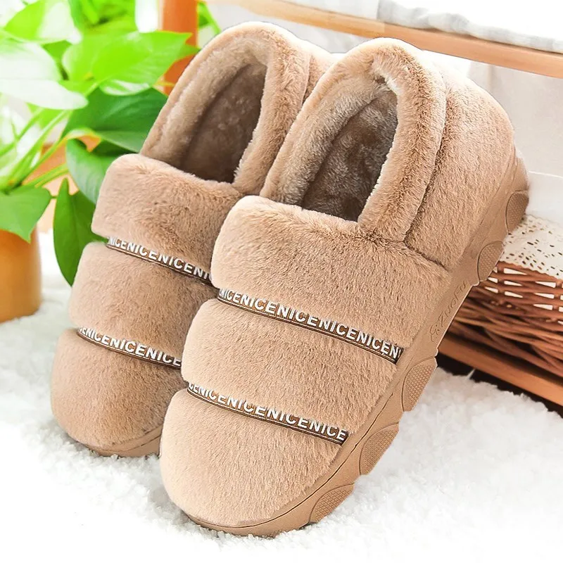 

Men Ultra-Large Size Cotton Slippers Men's Extra Large 48--50 Winter Extra Large Indoor Warm Anti-slip Plus-sized