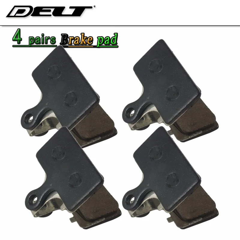 4pairs 4 пары MTB дисковых тормозных колодок для SHIMANO XT/R M985 M988 Deore XT M785 SLX M666 M675 Deore M615 S700 R515 полуметаллический - Цвет: 4pairs