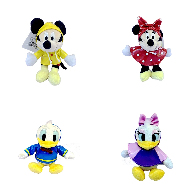 Disney оригинальный Микки плащ плюшевые игрушки кулон Минни Дональд Дейзи с
