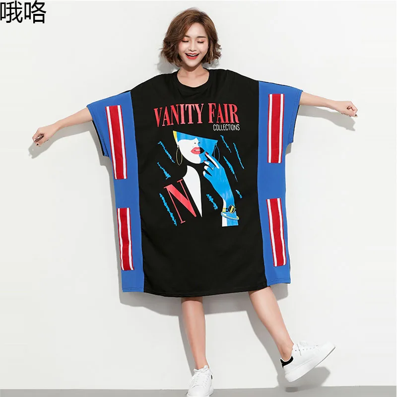 plus oversized t shirt dress