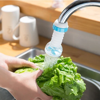 

Adjustable Flexible Kitchen Faucet Splash Proof Water Saving Faucet Shower Plug Retractable Tap Filter Faucet Extender Nozzle