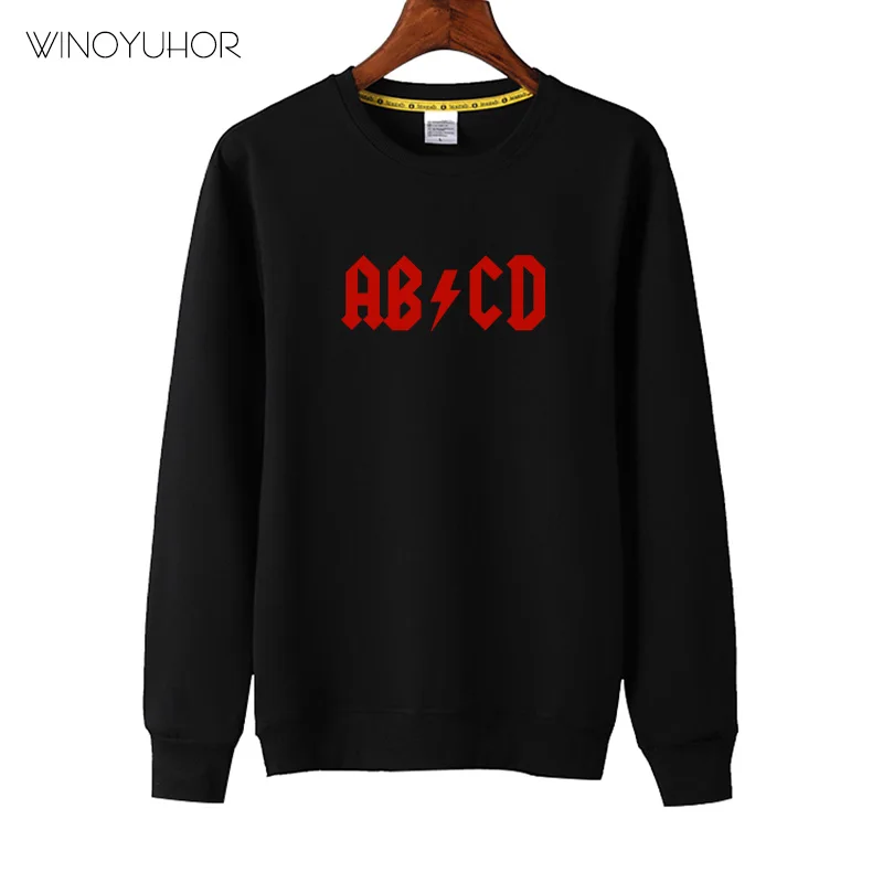 ABCD/Детский свитер с буквенным принтом; толстовки для мальчиков и девочек; детская одежда для малышей; осенние Забавные топы с длинными рукавами; пуловеры