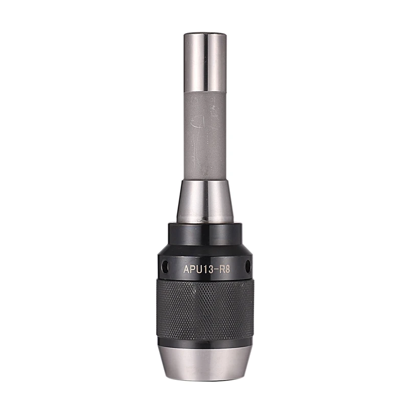 

1Set High-Precision One-Piece CNC Drill Chuck Handle the R8(1-13MM) APU13 Metric Heavy Self-Tightening Drill Chuck APU13