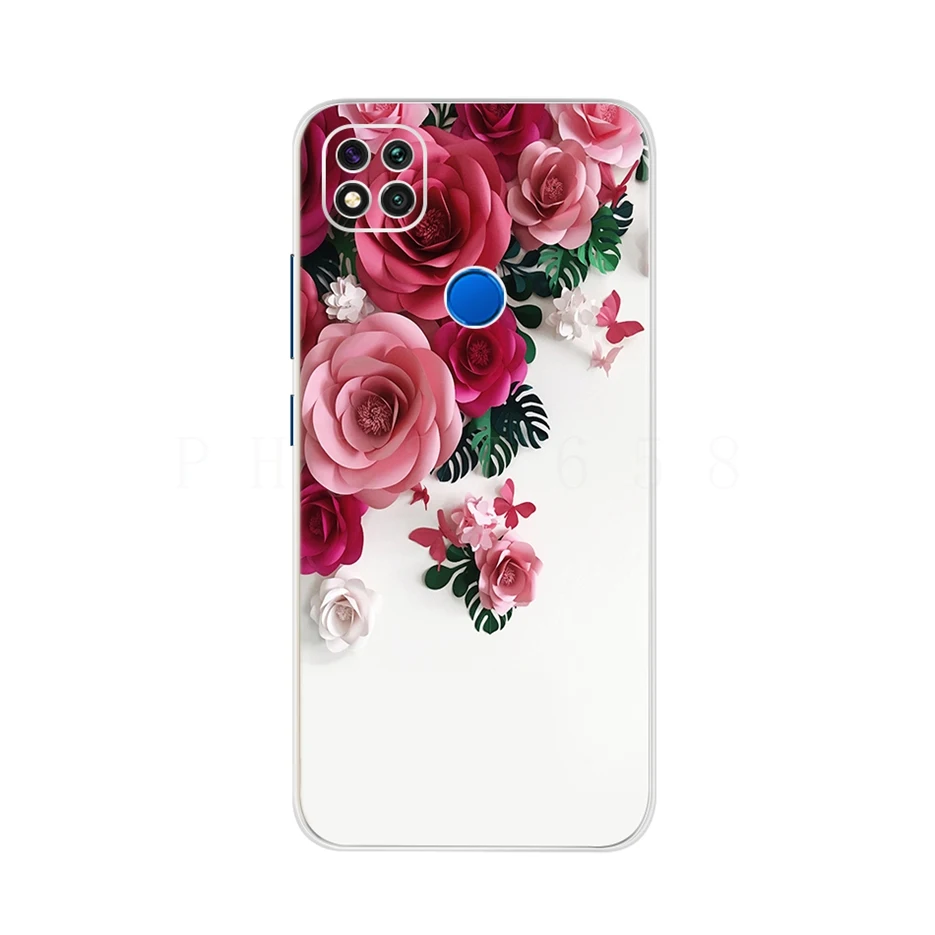 Ốp Lưng Dẻo Silicone Xiaomi Redmi 9C Ốp Lưng Redmi 9C 9 C Lưng Dễ Thương Mèo Hoạt Hình Ốp Điện Thoại Dành Cho Xiaomi redmi 9C Mềm TPU Fundas 