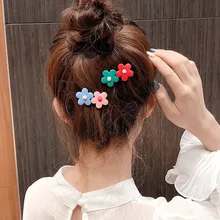 Онлайн милые заколки Хюна в стиле знаменитостей, Южная Корея, INS, яркие цвета, BB клип, Детская боковая заколка, корейский стиль, заколки для девочек