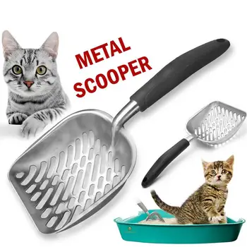 

Cat Litter Large Aluminum Sifter Deep Shovel Fast Cleaning Tool Pet Supply