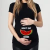 Don't Eat Watermelon New 2021 Summer Maternity Pregnancy T Shirt Pregnant Women Watermelon Tops Tee Shirts Drop Shipping 3