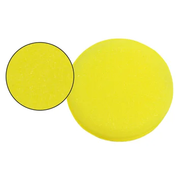 

Detailing Car Foam Sponge Waxing Buffing Microfiber 12pcs Yellow Polishing