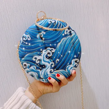 

New Summer Small Bag Female 2020 New Retro Hanfu Chain Messenger Bag Fashion All-match Dinner Clutch handBags