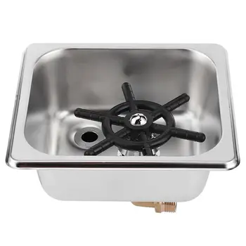 

Cleaning Brushes,kitchen tools Stainless Steel Automatic Cup Cleaner Rinser High Pressure Faucet for Coffee Shop Hotel Bar