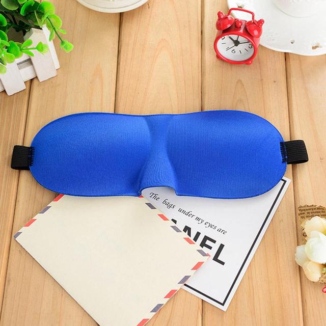 3D Sleep Mask Natural Sleeping Eye Mask Eyeshade Cover Shade Eye Patch Women Men Soft Portable Travel Eyepatch #245325