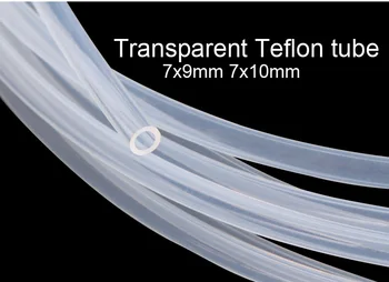 

7mm inner diameter 7x9mm 7x10mm Transparent Teflon tube clear Ptfe tube PFA pipe FEP hose F46 tubing