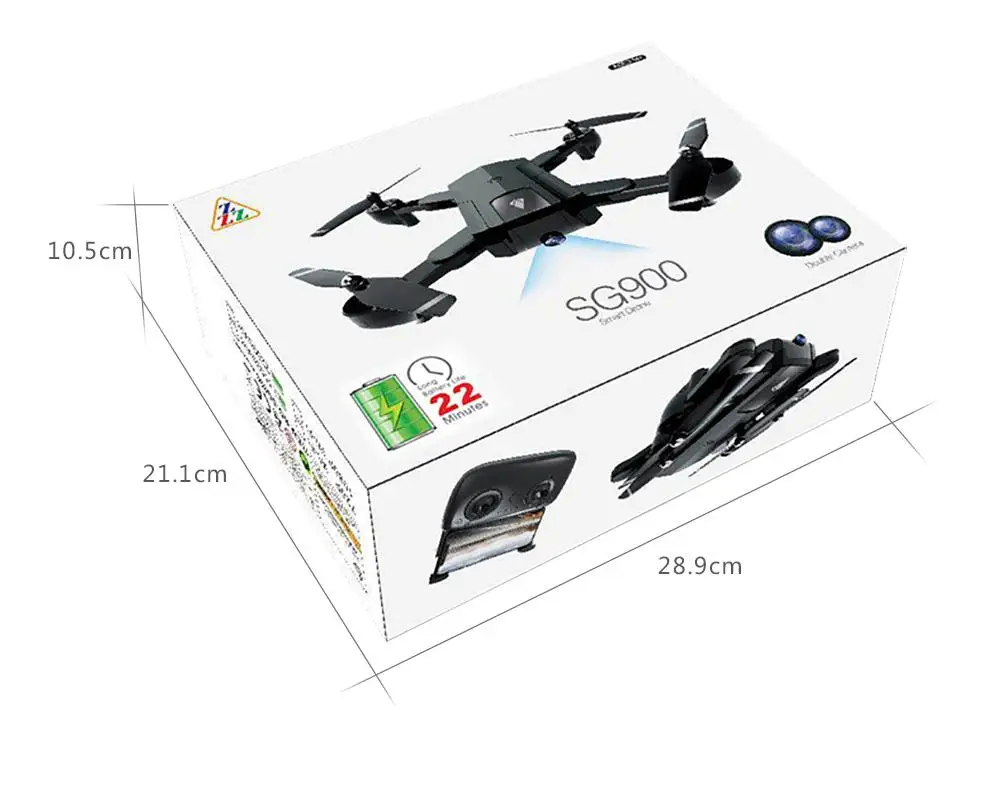 SG900 Дрон двойная камера HD 720P Профессиональный FPV Wifi RC Дрон фиксированная точка высота Удержание следования за мной Дрон Квадрокоптер