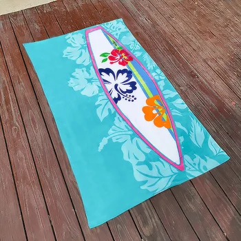 

Pure Cotton Beach Towel Export Europe And America Activity Printed Cut Velvet Sports Surfing Swimming Large Bath Towel 170*90
