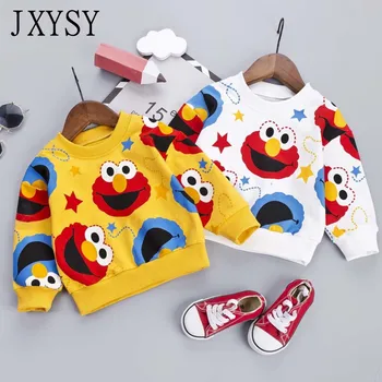 

Children's sweatshirt for boy 2019 autumn new cartoon cotton long sleeve baby boys clothes sweatshirt for girls kids tops