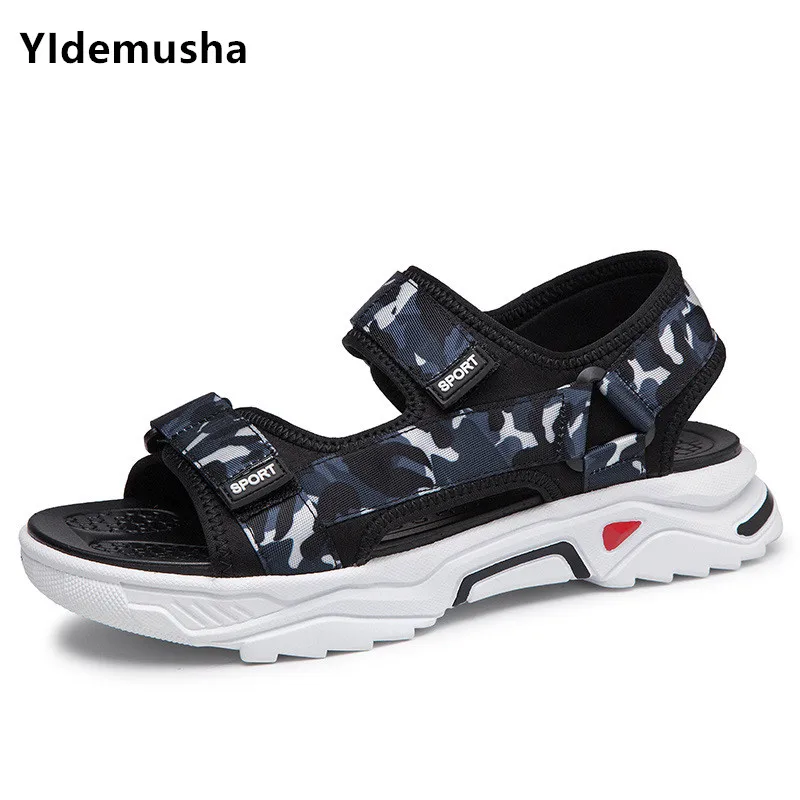 

2021 New Classics Style Men's Sandals Outdoor Walking Summer Shoes Anti-Slippery Beach Shoes Fashion Men Comfortable Soft Shoes