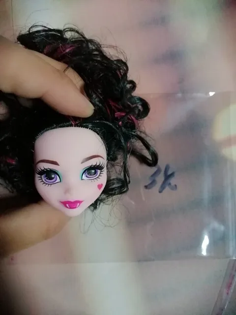 Rare Coleção Maquiagem monstros do ensino médio Ever After High Boneca  Cabeça Girl Dressing DIY Toy Parts Crianças Christmas Gift Favor -  AliExpress