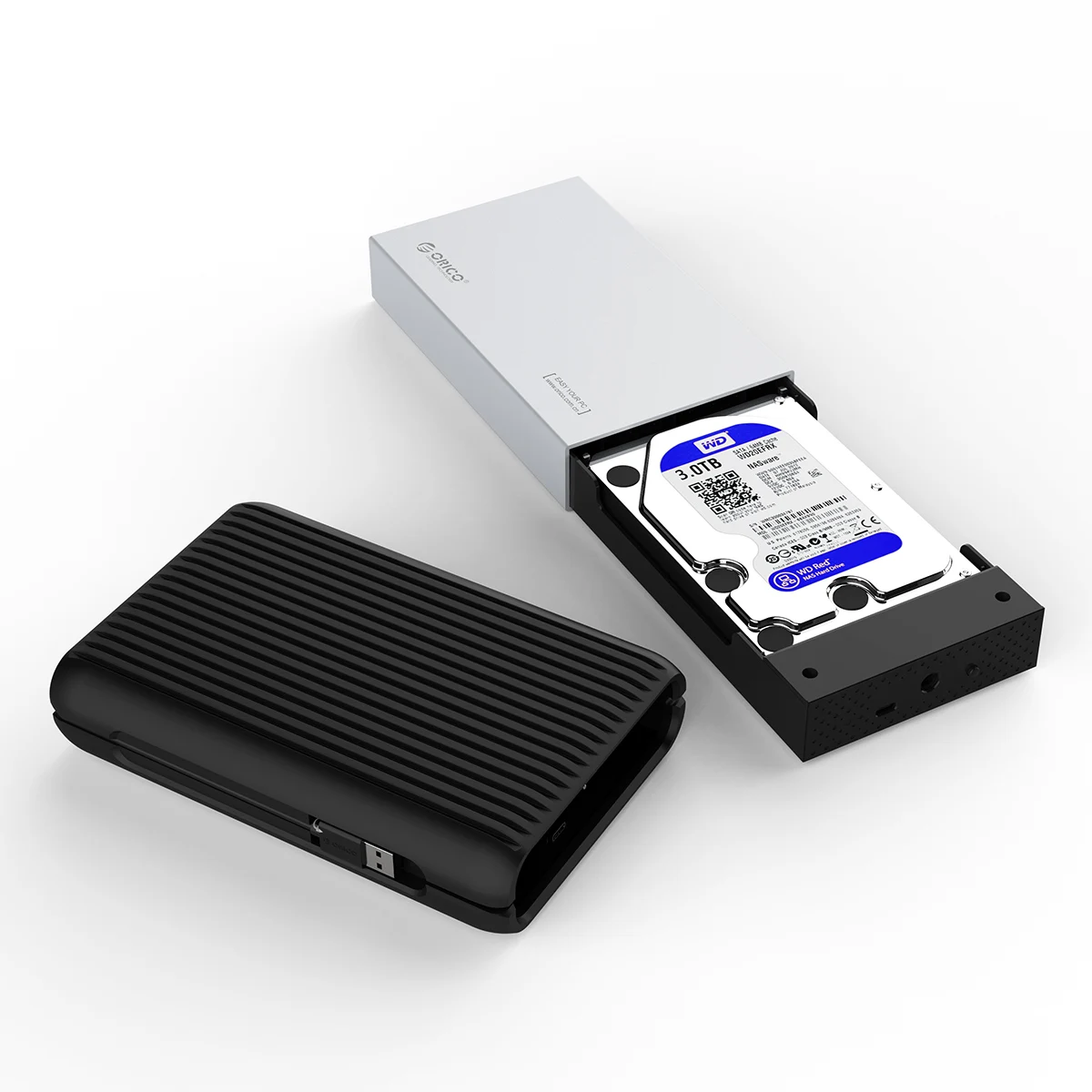 ORICO 3,5 дюймов внешний жесткий диск HDD 1 ТБ 2 ТБ 3 ТБ USB C жесткий диск HD USB3.1 Gen2 10 Гбит/с Тип-C кабель с ЕС Мощность адаптер