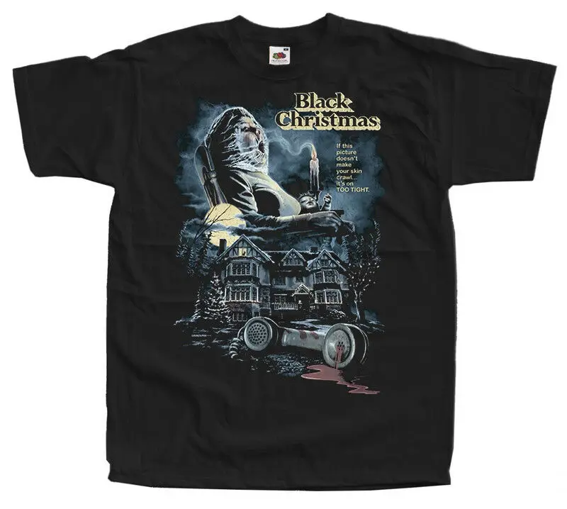 

Black Christmas, Bob Clark, Movie Poster 1974, T-Shirts (Black) All Sizes S-3Xl