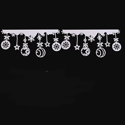 2 шт./упак. новая искусственная Снежинка пена снежинка снеговик лося колокольчик Снежинка Декор для оконного стекла Замороженные вечерние рождественские принадлежности - Цвет: c