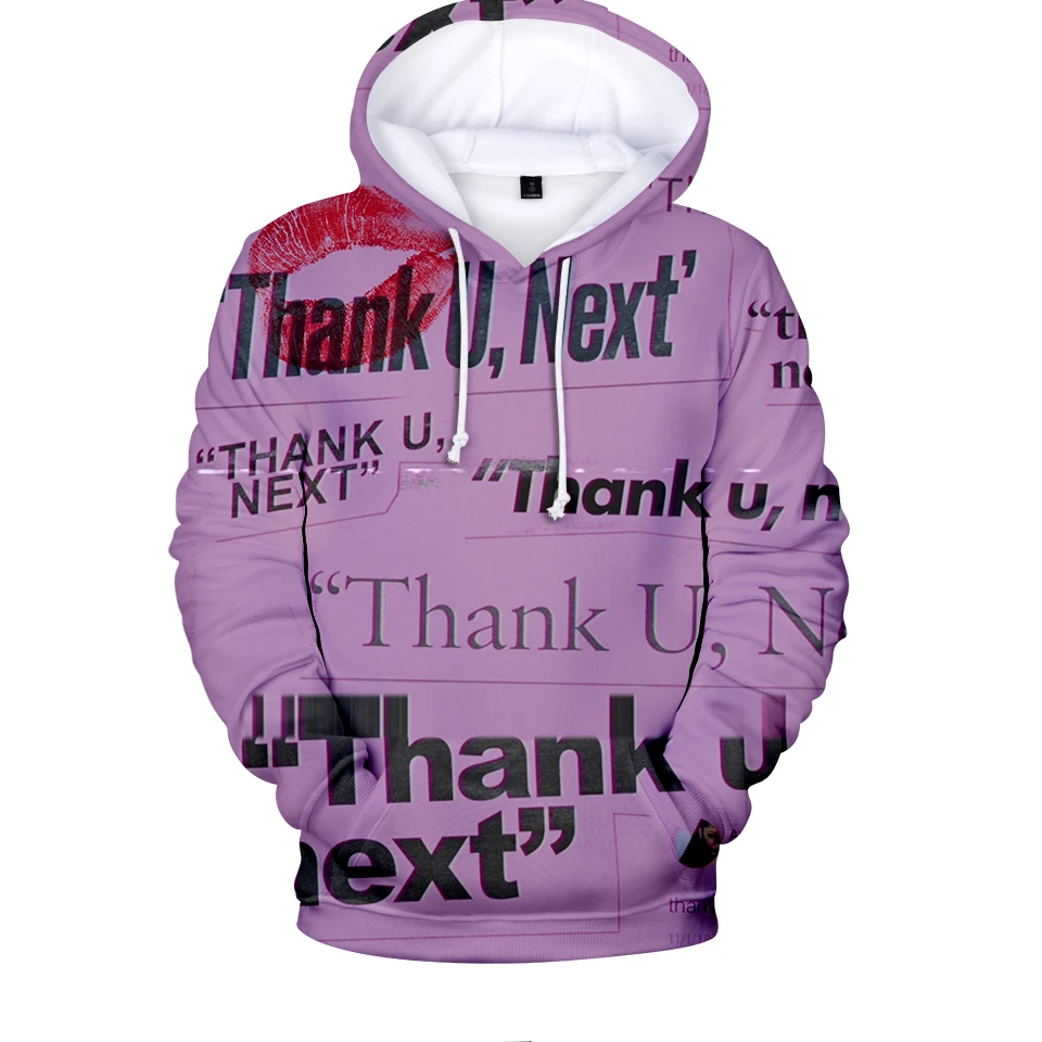 New Fashion Beautiful Ariana Grande 3D Hoodies Women/Men Ariana Grande Spring Autumn Casual 3D Harajuku Girl's Hoodies Tops