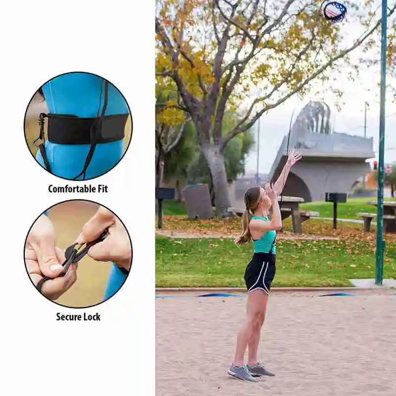 Volleyball Ball Practice Belt Training,Great Volleyball Training Aid for Solo Practice Of Arm Swing Rotations Trainer Equipment