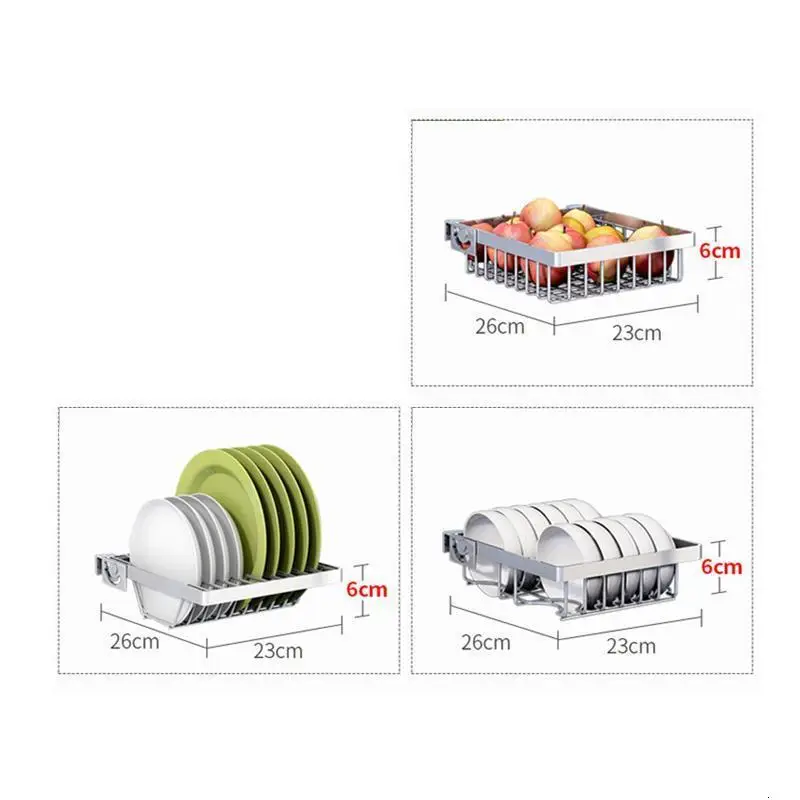 Органайзер для холодильника и Cosinha Scolapiatti из нержавеющей стали Cozinha Cocina Organizador кухонный стеллаж для хранения