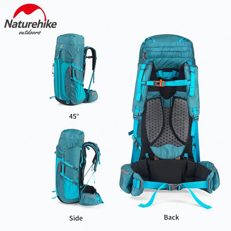 Naturehike Hiking Backpack 45L/55L/65L Professional Climbing Outdoor Hiking Travel Backpack Suspension System Climbing Backpack 1