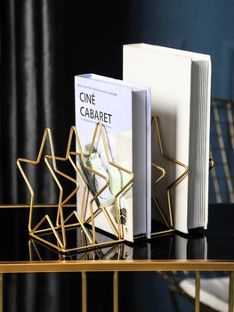 

Nordic Simple Wrought Iron Desktop Storage Rack Office Bookshelf Magazine Newspaper Storage Rack Shelf Home Organizer Rack Tool