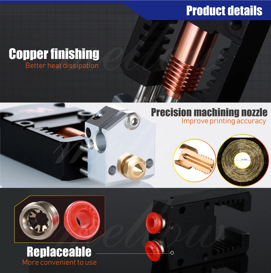 2020 Mellow NF-Crazy Bowden Hotend Tc-3A Cyclops and Chimera 2 In 1 Out Extruder 7 2020 Mellow NF-Crazy Bowden Hotend Tc-3A Cyclops and Chimera 2 In 1 Out Extruder 6