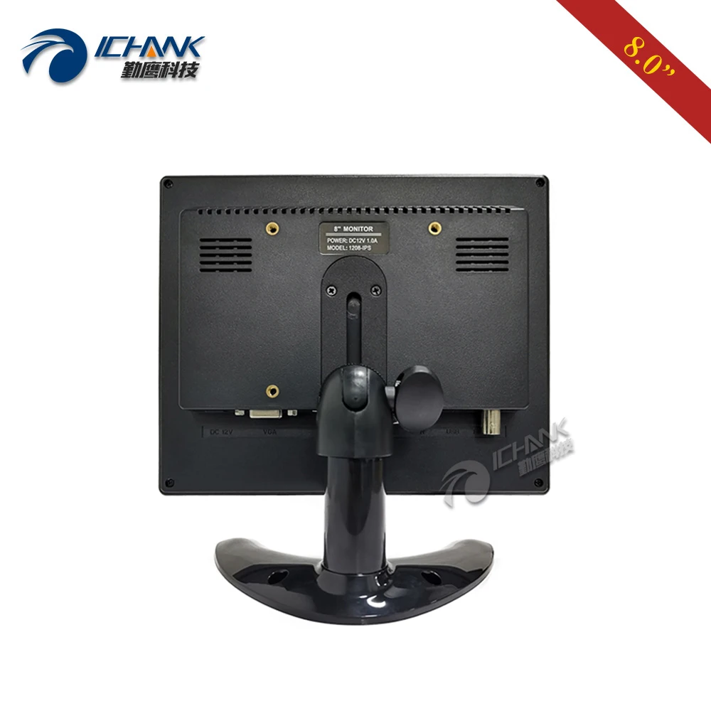 ZB080JC-262L/8 дюймов 1024x768 VGA HDMI USB поддержка Linux Ubuntu Raspbian Debian OS резистивный сенсорный ЖК-экран